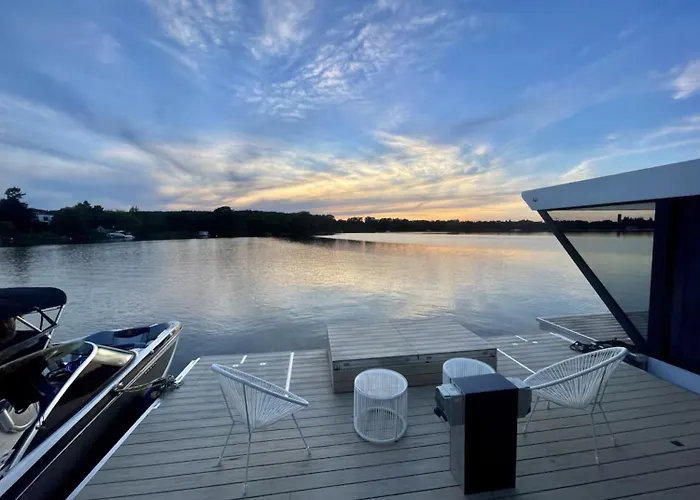 Bateau-hôtel Luxus Hausboot - Exklusives Wohnen Auf Dem Wasser